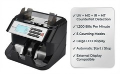 G-Star NX-700B Vertical Bill Counter UV MG IR MT Detection 1200 Bills/Min 5-Mode
