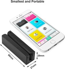 Mini Smart Card Reader – Plug & Play 3 Track USB Swipe for Quick Transactions