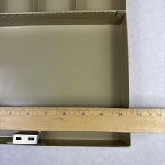 MMF Industries Steel Combination Lock Cash Box Beige *No Tray Included See Photo
