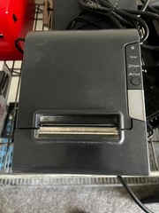 Epson TMT88V Thermal Receipt Printer, Power Cord, & Pin Connector Cord
