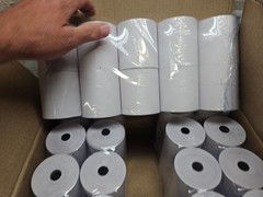 50 Rolls 3″ x 165′ 1-ply Bond POS/Cash Register/Adding Machine Paper Rolls