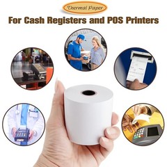 TK Thermal King, 50 Rolls 2 1/4″ x 165′ Thermal Paper, POS Receipt Paper for …
