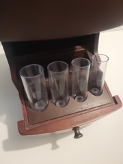 Magnif Deluxe Coin Sorter Wood Classic Cherry Finish