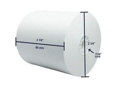 (8 Roll) 3 1/8” (80mm)x230′ THERMAL PAPER ROLL,3 1/8”x230′ Thermal BPA Free*