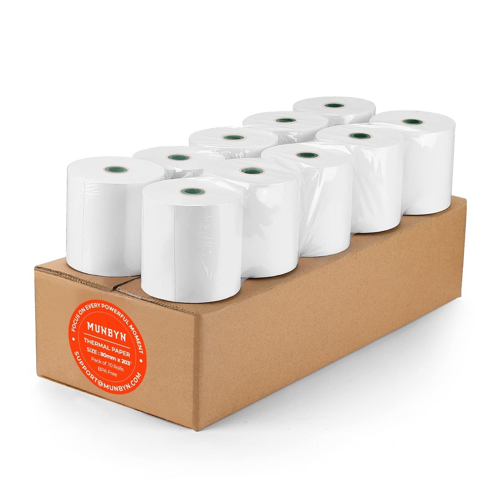 Thermal Paper 3 1/8 x 230ft, 10 Rolls Receipt Paper Work for Star Micronics T…