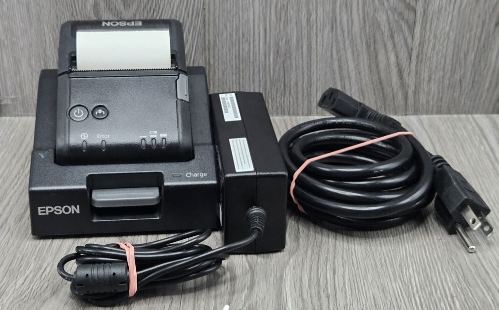 Epson TM-P20 M327B Mobilink Bluetooth Receipt Printer w/ OT-SC20 Charger
