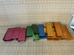 Lot of Metal Coin Trays Roll Holders – Aluminum Bank Coins