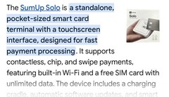 solo smart card terminal by sunup new in an open box