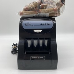 Royal Sovereign Quick Sort Coin Sorter Counter Machine QS-1AC Tested Extras