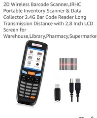 2D Wireless Barcode Scanner, JRHC Portable Inventory Scanner & Data Collector