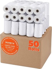 2 1/4″ inch x 50’ft Thermal Paper 50 Rolls, BPA Free Receipt Paper, 58mm Ther…