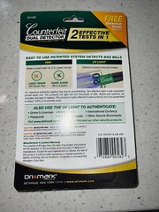 DriMark Counterfeit 3 Pen Combo 1 with UV Light – Detect Fake Bills NEW SEALED