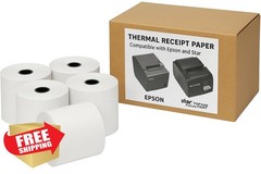 EOM-POS Thermal Receipt Paper Rolls 3 1/8 x 230′ 5 Rolls