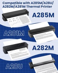 100 Sheets 8.5×11 inch Thermal Printer Paper US Letter Size Quick-Dry