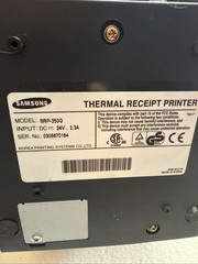 Samsung Bixolon SRP-350G THERMAL 25 Pin Serial Receipt Printer with Power Supply