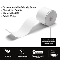 3 1/8″ x 230′ Thermal Paper Rolls BPA Free 30 Rolls Made in USA