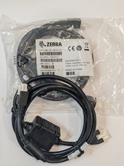 Zebra PWR-BGA12V50W0WW Power Adapter X2 & CBL-DC-381A1-01 Power Cable x2