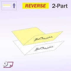 8.5×11 NCR Paper Pack – 2-Part Reverse, 500 Sheets