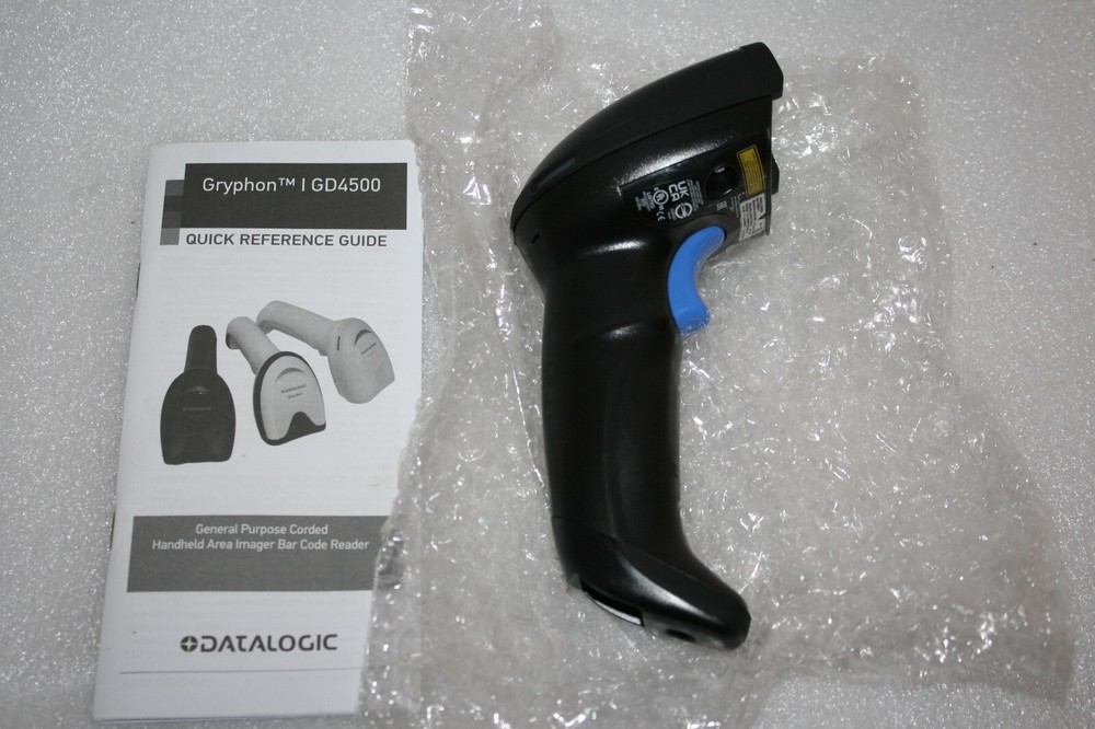 NEW – Datalogic Gryphon GD4500 GD4590-BK Corded 2D Area Imager Omnidir Scanner