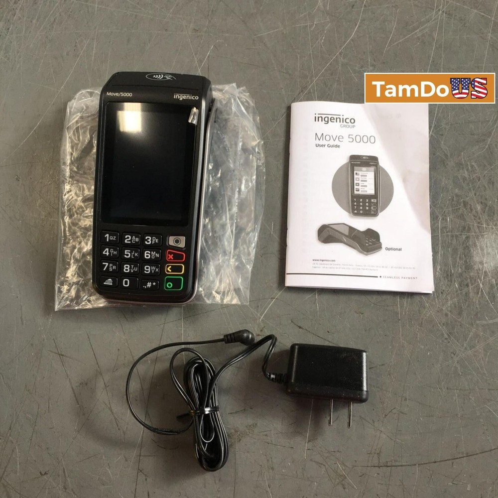 Ingenico Move 5000 Pos Payment Credit Card Terminal With Battery