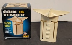 MMF™ Industries Coin Tender Sorter Counter Beige USA Made 4 Tubes