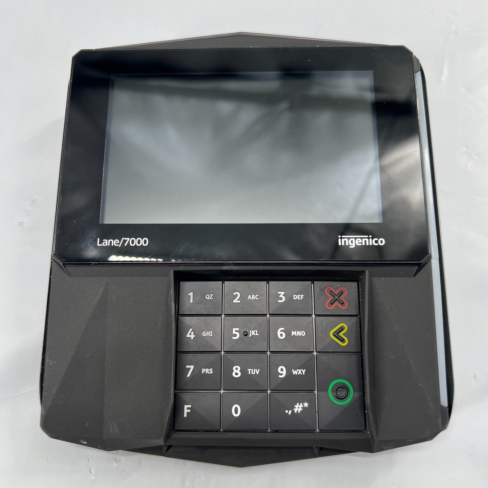 INGENICO LANE 7000 CREDIT CARD PAYMENT TERMINAL LAN700-USPHX33A PRG30312951R