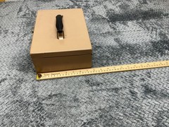 Rockaway Metal Products Corp Cash Lock Box Steel New York No Key 11x8x4