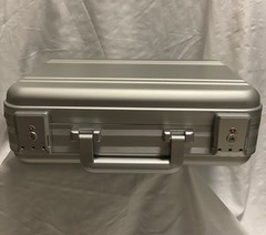 Aluminum Briefcase 14.5X10.6X4.5 Inch Metal Toolbox Cash Case READ Description