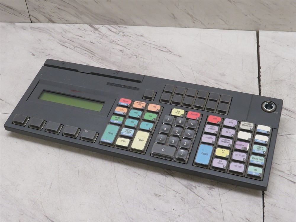 IBM Toshiba 67-Key POS Keyboard M8 w/ LCD Display 3AA01203000 00DN093 00DN095