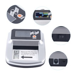 Money Bill Counter Machine Cash Checking Counting Counterfeit Detector UV MG usa