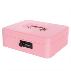 Cash Box with Money Tray and Combination Lock Metal Money Box for Cash Regist…