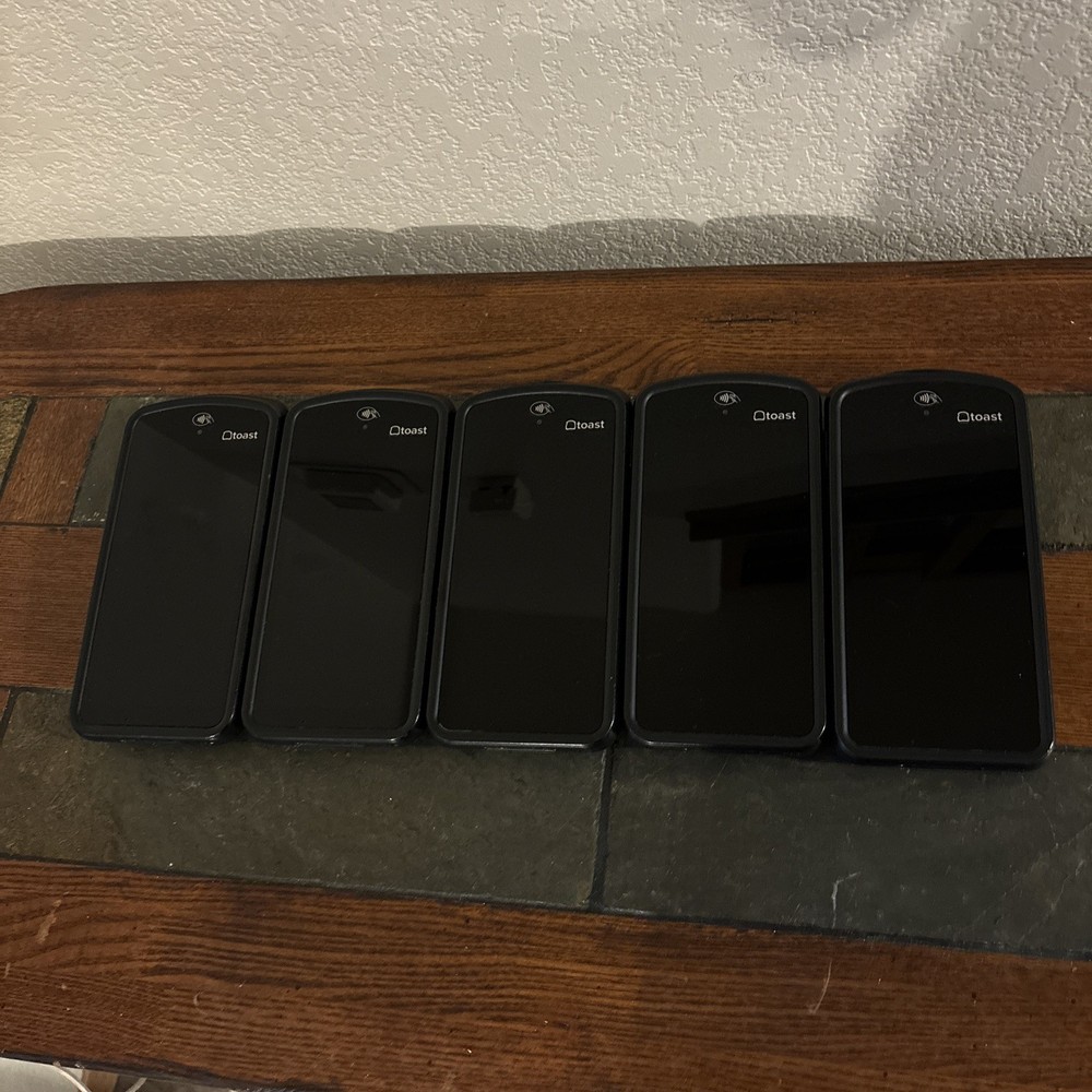 (5) Toast Go 2 Handheld POS Tablet Mobile Computer Device TG200 Read desc.