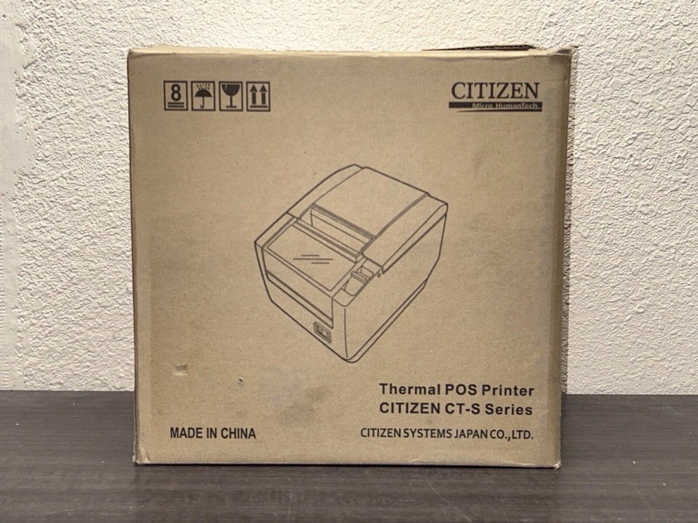 Citizen CT-S801 Thermal POS Receipt Printer Ethernet PNE Sensor Ethernet #D834