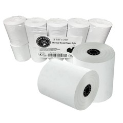 Thermal Paper Rolls, 3-1/8″ x 230 ft, Pack of 10 – Value Pack 10 rolls