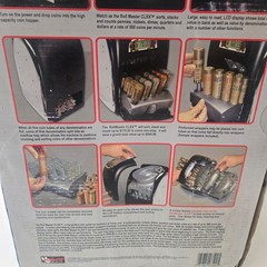 RollMaster CLXX Professional Grade Digital Coin Sorter # 7500
