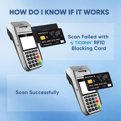 RFID Blocking Cards – 4 Pack, Premium Contactless NFC Debit Credit Card Passport