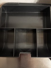 NICE Compact MMF Industries Metal Cash Lock Box w/ Key 6.5”x6.5”x2”