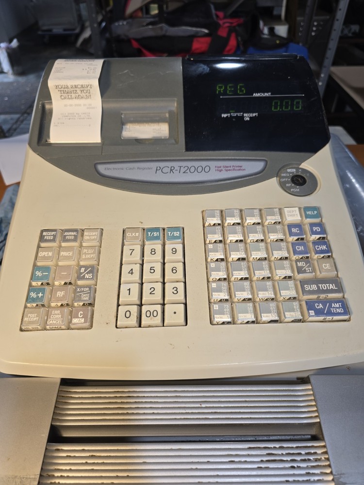 Casio PCR-T2000 Cash Register Thermal Print – Parts Only