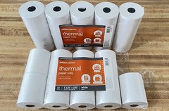 (19) 3-1/8″ x 230′ Thermal Receipt Paper Rolls for POS Printers Cash Register