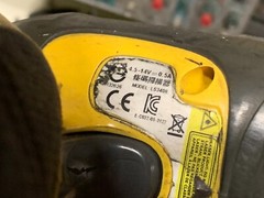 Motorola LS3408-FZ20005R Handheld Barcode Scanner Yellow and Black