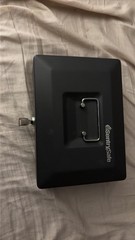SentrySafe Lockable Portable Metal Cash Box with Handle, Lock & Key – Black