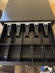 Vasario VB320-BL1616 Cash Drawer Register Black W/ Keys **FAST SHIPPING**