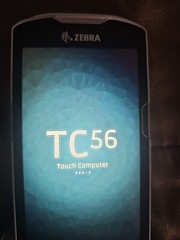 Zebra TC56CJ Touch Computer Barcode Scanner & Charger Battery Good LOCKED