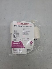 Office Depot Thermal Paper Rolls, 2 1/4in. x 85ft., Partial Package, Off Color