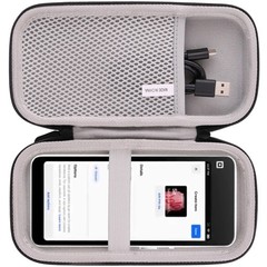 Hard Carrying Case For Square Handheld Portable POS Credit Card Machine Gray
