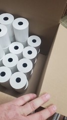 (50-PCS) Thermal Paper Rolls 3 1/8″ x 230 Fits Most Receipt Printers (VR5)