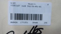 Videojet 1620 392178-491-01 Ink Jet Coding Machine 120/240v-ac 1ph 120w