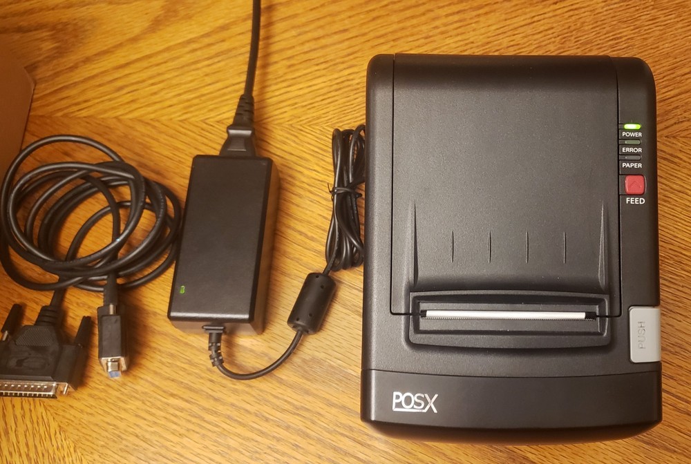 P.O.S POSX EVO Thermal Receipt Printer EVO-RP1 with Power Supply