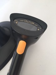 Lot: PROMAC 15″monitor USB Barcode Laser Scanner w/Stand & FELLOWS Monitor Riser