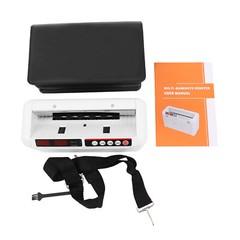 Bill Counter Money Cash Counting Machine Portable Rechargeable UV Detection New